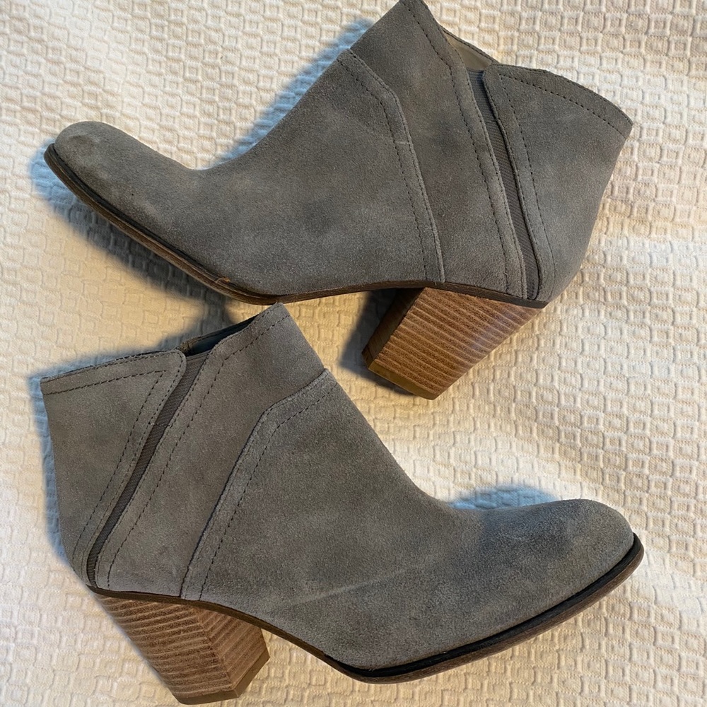 Franco Sarto Suede Booties